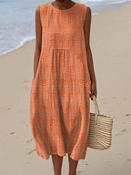 Green Dress Women in Orange#colour_orange