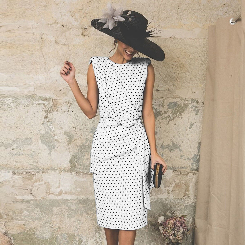 Pink Dress Women with Relaxed Make in White#colour_white