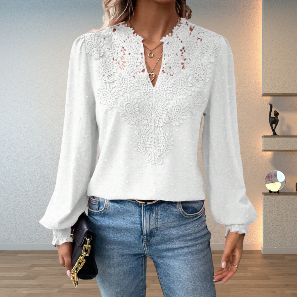 Red Tops Women in White#colour_white