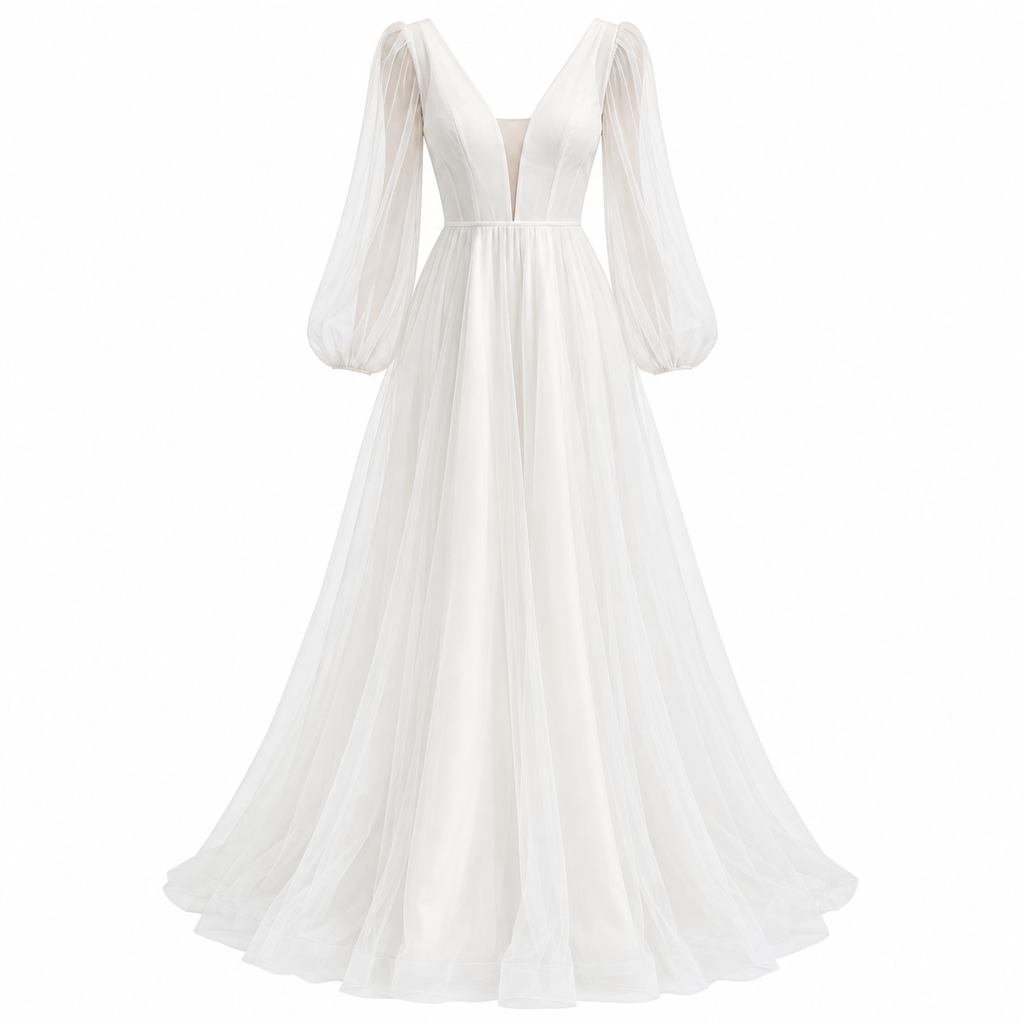 Bridesmaid Dresses Women with Full Length in White#colour_white