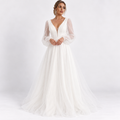 Bridesmaid Dresses Women with Full Length in White#colour_white