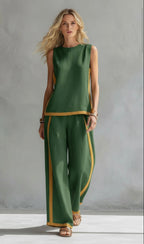 Trouser Women in Green#colour_green