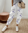 Work Pants Women with Pure Linen Fabric in Multicolour#colour_multicolour