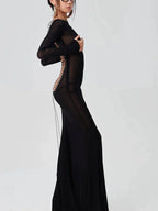 Black Dress Women in Black#colour_black