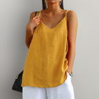 Tank Top Women in Yellow#colour_yellow
