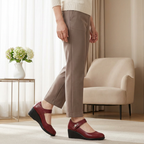 Work Shoes Women in Red#colour_red