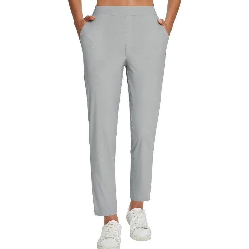 Dress Pants Women in Grey#colour_grey