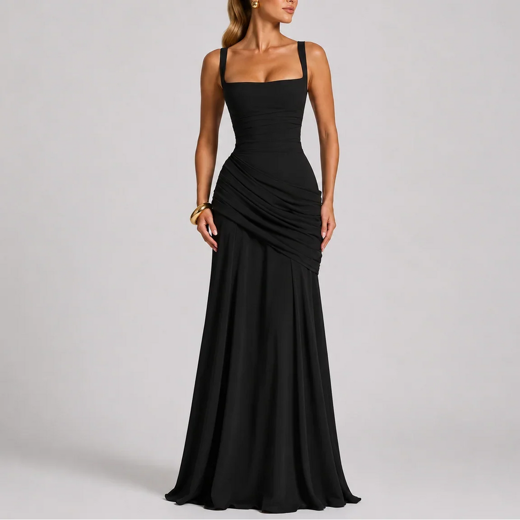 White Dress Women in Black#colour_black