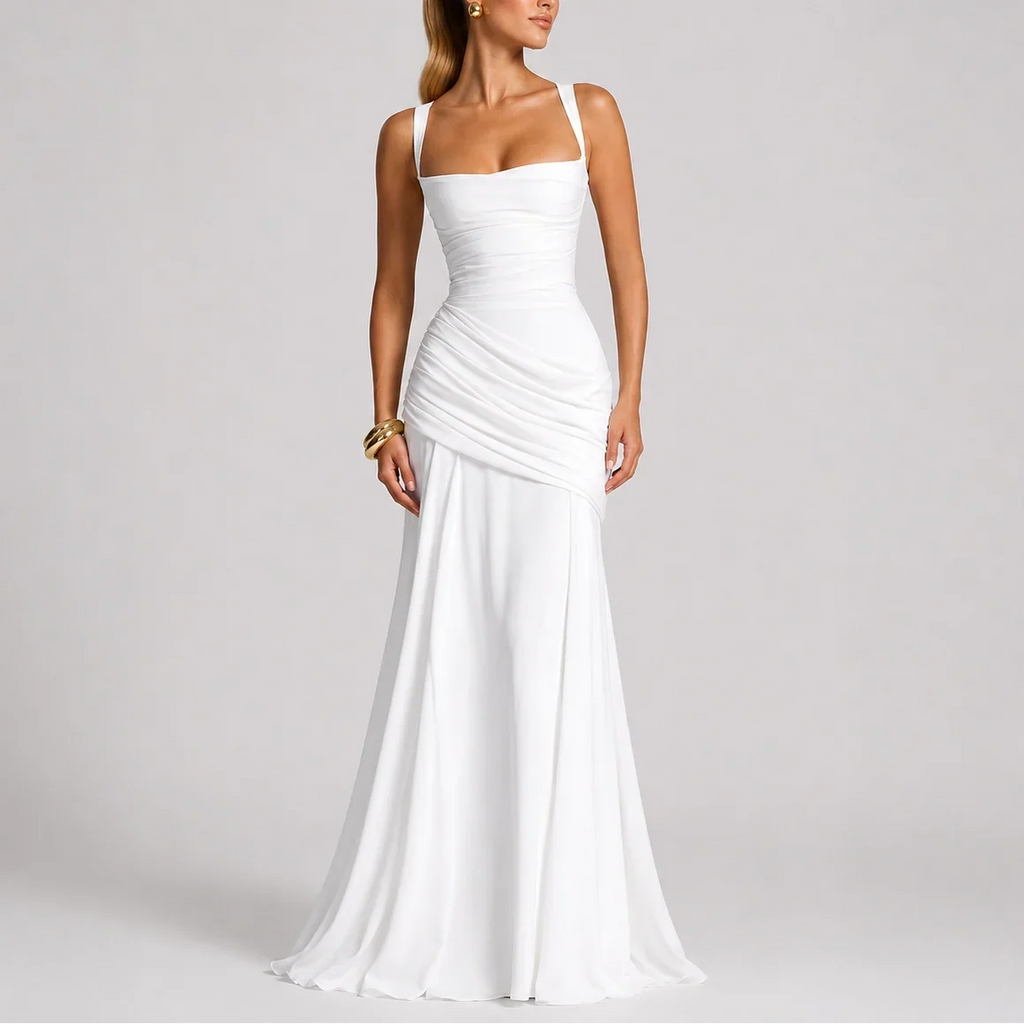 Black Tie Dresses Women in White#colour_white