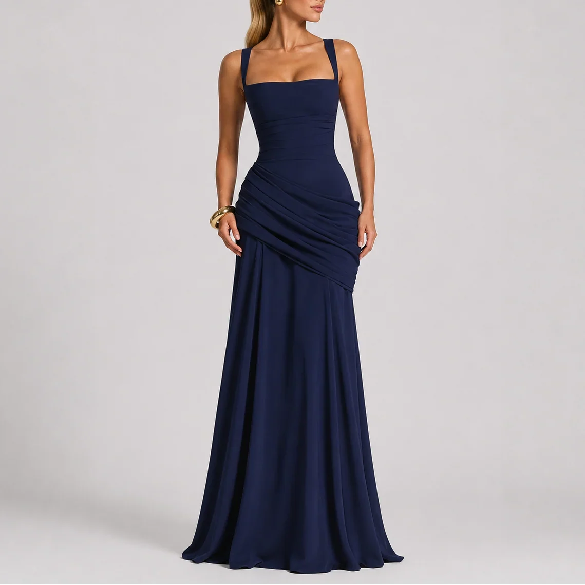 Black Tie Dresses Women in Navy#colour_navy