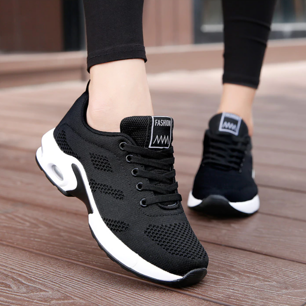 Best Walking Shoes Women in Black#colour_black