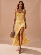 Boho Dresses Women in Yellow#colour_yellow