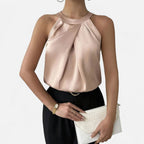 Halter Top Women in Beige#colour_beige