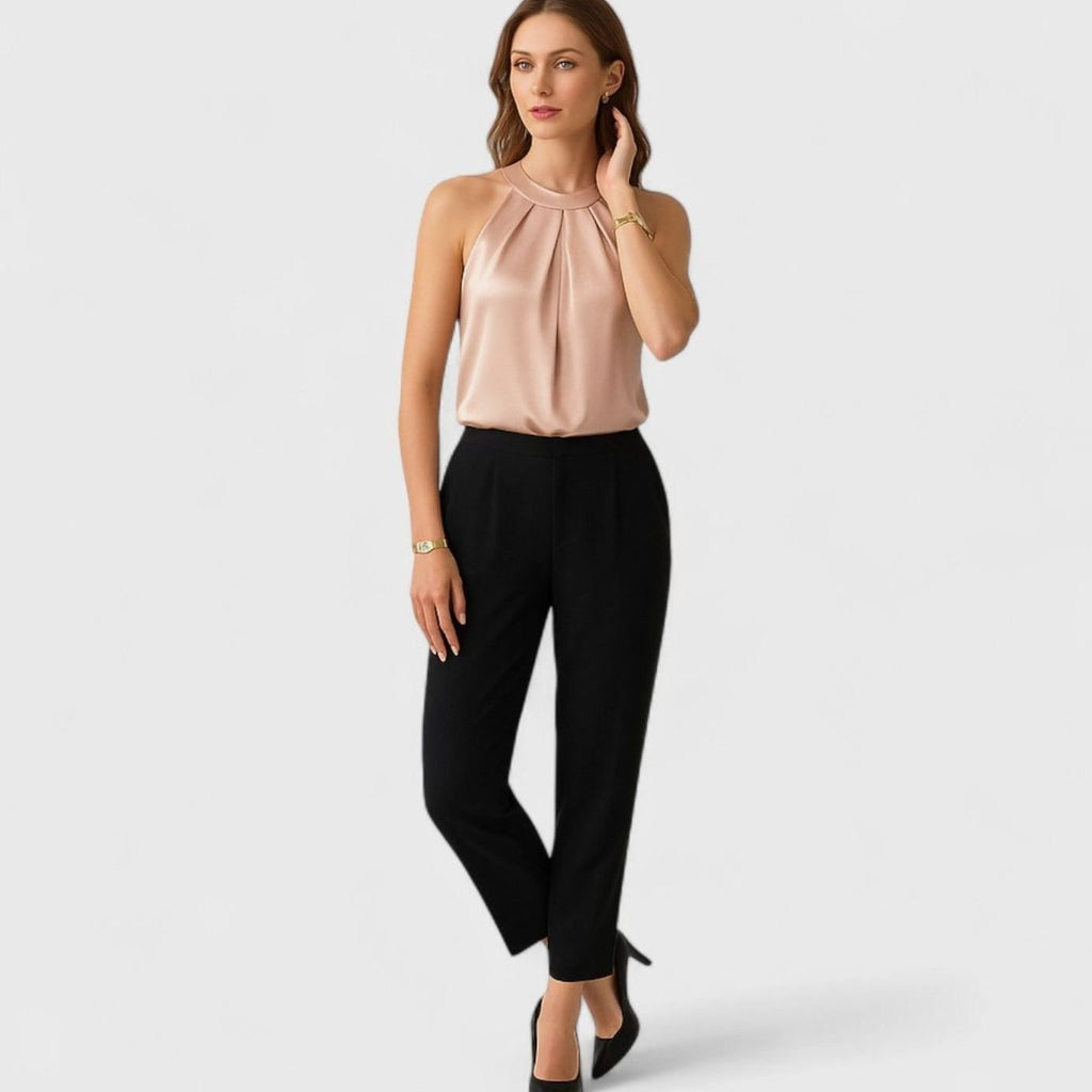 Halter Top Women in Beige#colour_beige