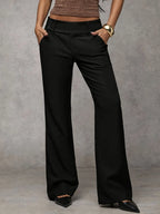 Black Pants Women in Black#colour_black